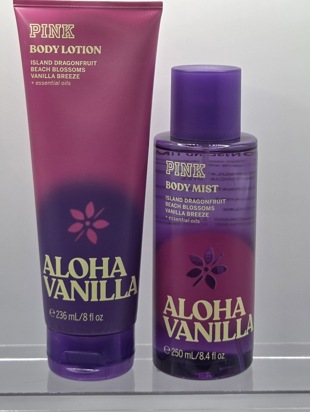 Victoria's Secret Aloha Vanilla Body Lotion & Mist Set New!!